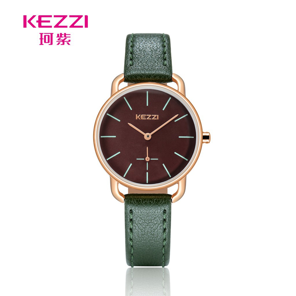 ĐỒNG HỒ NỮ KEZZI 1675 DÂY DA CAO CẤP, THIẾT KẾ SANG TRỌNG Bán lẻ giá sỉ