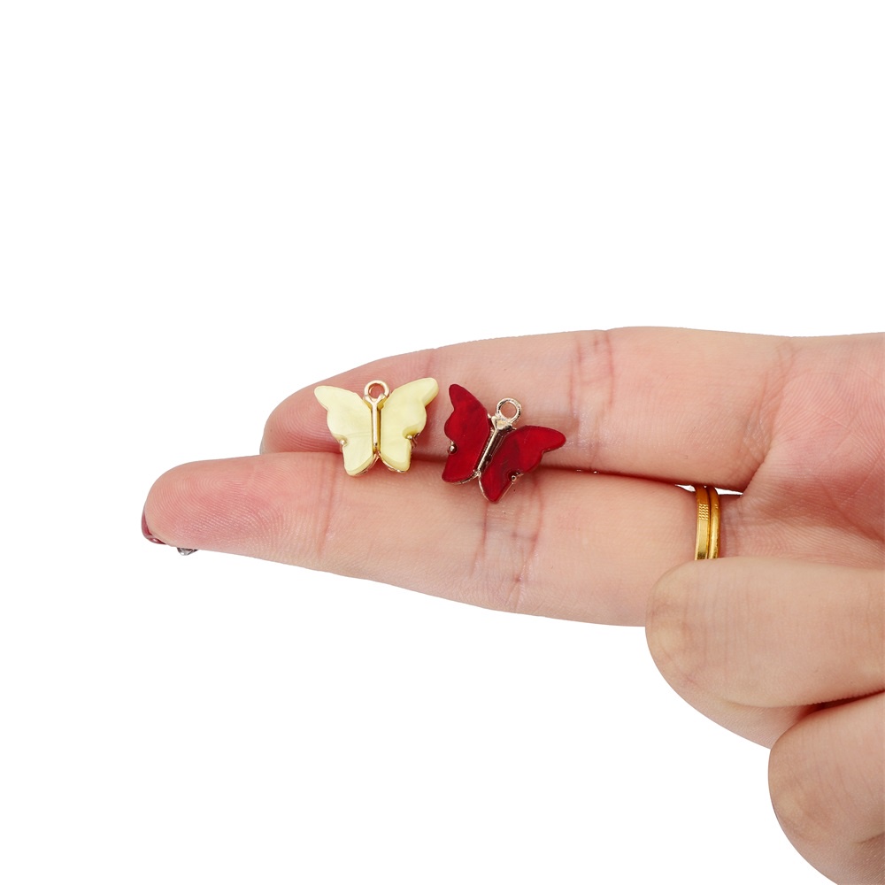 Set 10 mặt phụ kiện St.kunkka cho vòng cổ/ vòng tay/ vòng cổ hình bướm phong cách đơn giản