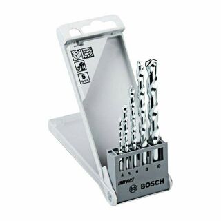 Bộ 5 mũi khoan tường bosch 4/5/6/8/10
model 2608590090