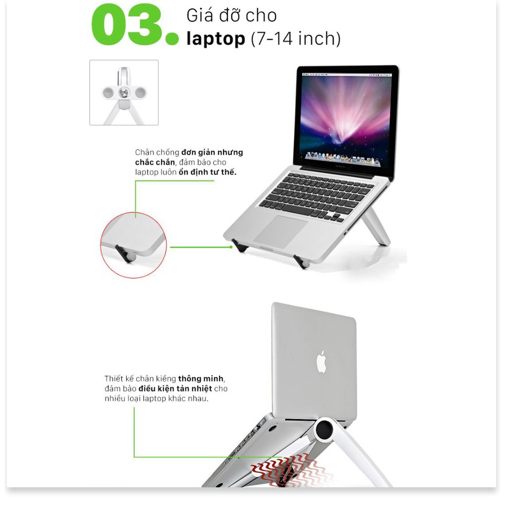 🆕 Đế giữ smartphone, laptop, tablet đa năng UP1S