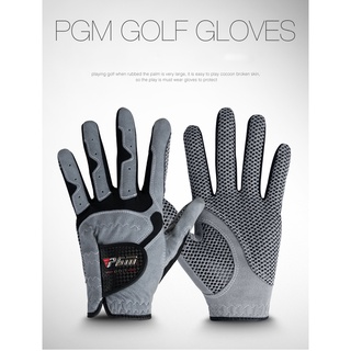Găng tay golf nam pgm st017/ 100% chất liệu da cừu non indonesia cực êm ái & thông thoáng cho bàn tay