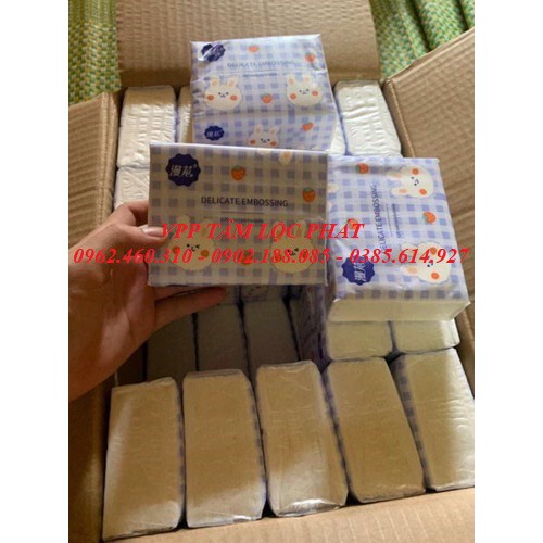 Giấy Ăn Thỏ Trắng Siêu Dai Siêu Mịn, Thùng 40 Gói (Hàng Nội Địa Trung Quốc) - Giấy Ăn Rút Hình Thỏ