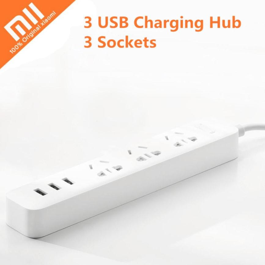 Ổ cắm Xiaomi Power Strip có 3 cổng USB