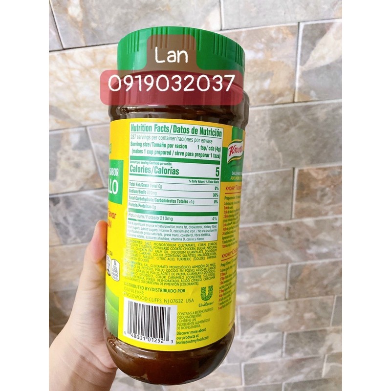 Hạt nêm Knorr Mỹ 1.14kg