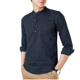 Sơ mi hàn quốc Đen chui
