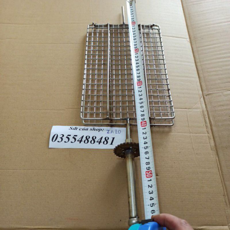 Vỉ kẹp thịt gà vịt - cho máy quay tự động mini