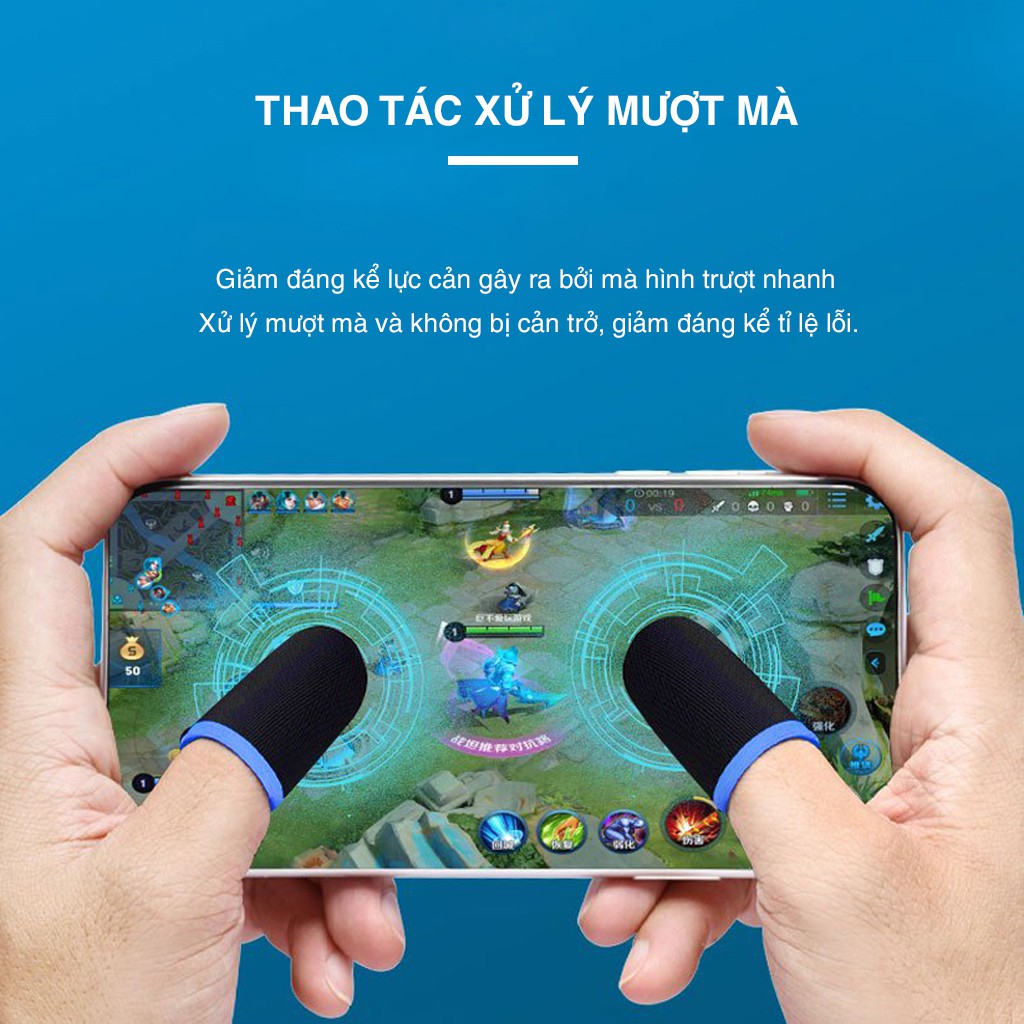 Găng tay chơi game PUBG, Liên Quân - Cotton, Chống mồ hôi tay, tăng độ nhạy cảm ứng MINPRO | WebRaoVat - webraovat.net.vn