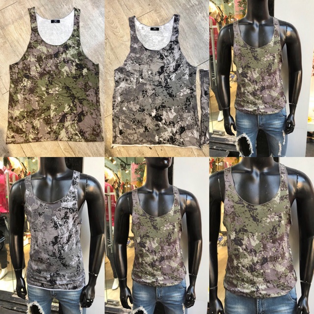 Áo ba lỗ nam sexy thun cotton mỏng mát
