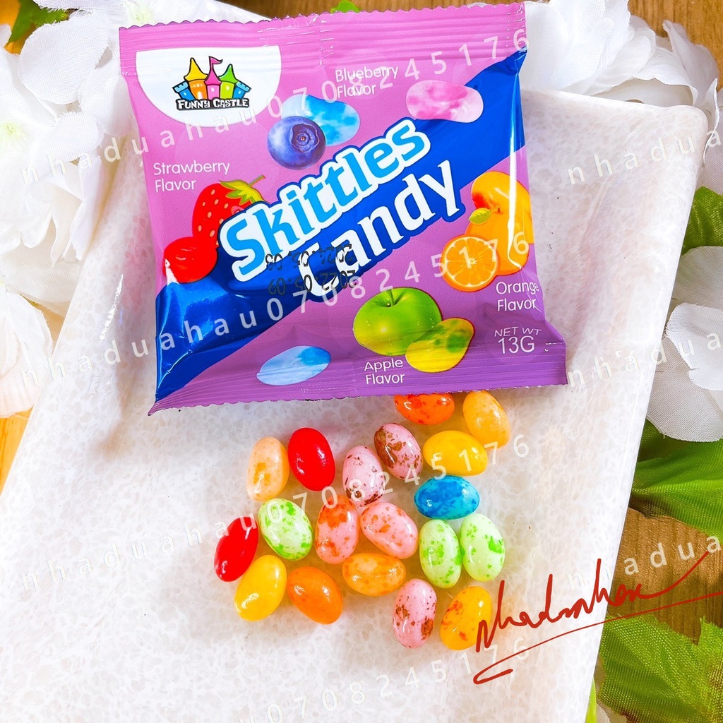 Một gói kẹo trái cây mix vị Tommy Thái Lan gói 18gam