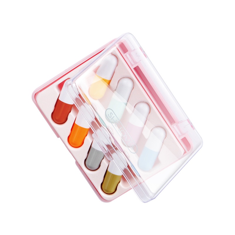 Set 8 son môi lâu trôi thiết kế hình viên thuốc độc đáo | BigBuy360 - bigbuy360.vn