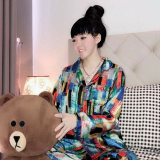 Bộ pijama satin lụa cát mới