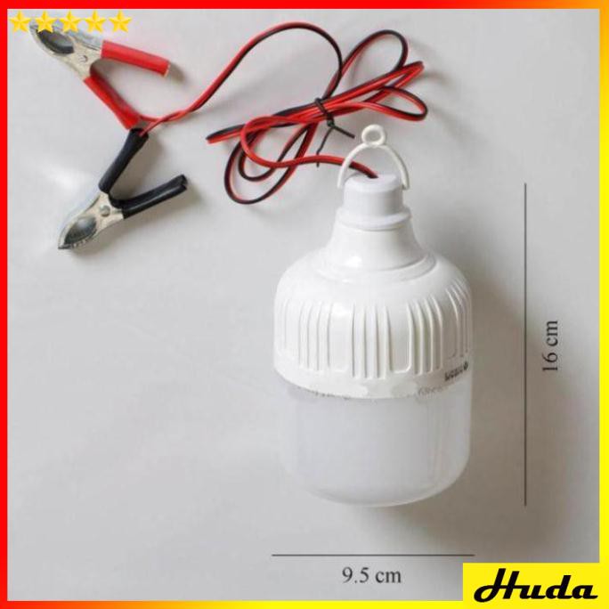 Bóng đèn Led Trụ 50W kín nước kẹp bình ắc quy 12V - 50W kẹp ắc quy 12V DSG