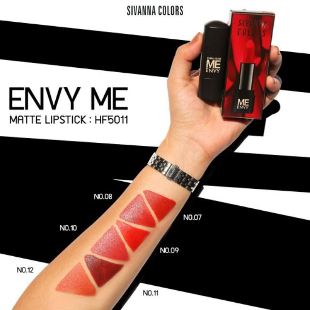 Son Lì Dạng Thỏi Chất Nhung SIVANNA COLORS ME ENVY HF5011