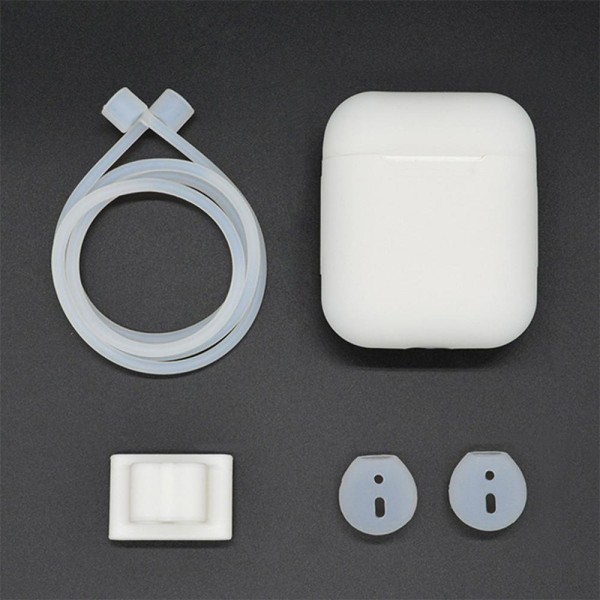 Set 5 món phụ kiện làm bằng silicone dành cho tai nghe Airpods