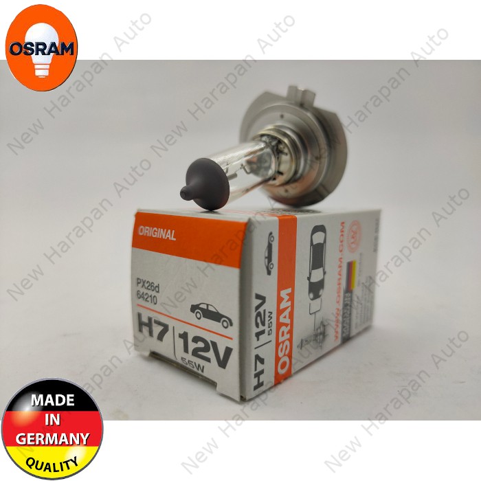 Osram Bóng Đèn Sương Mù Halogen 64210 H7 12v-55w Px26D Chất Lượng Cao