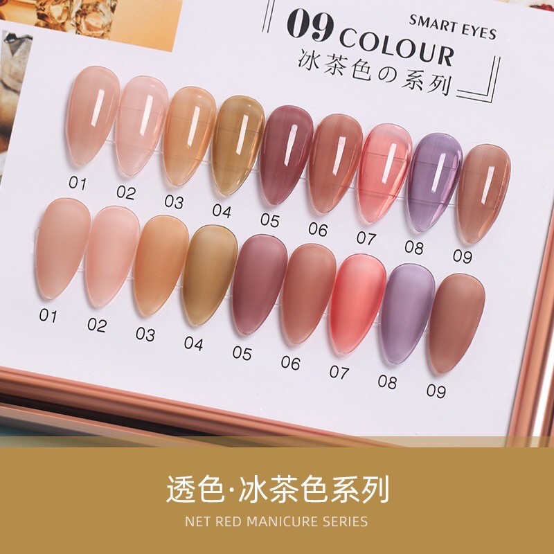 AIFER Sét Sơn gel thạch 9 chai màu !