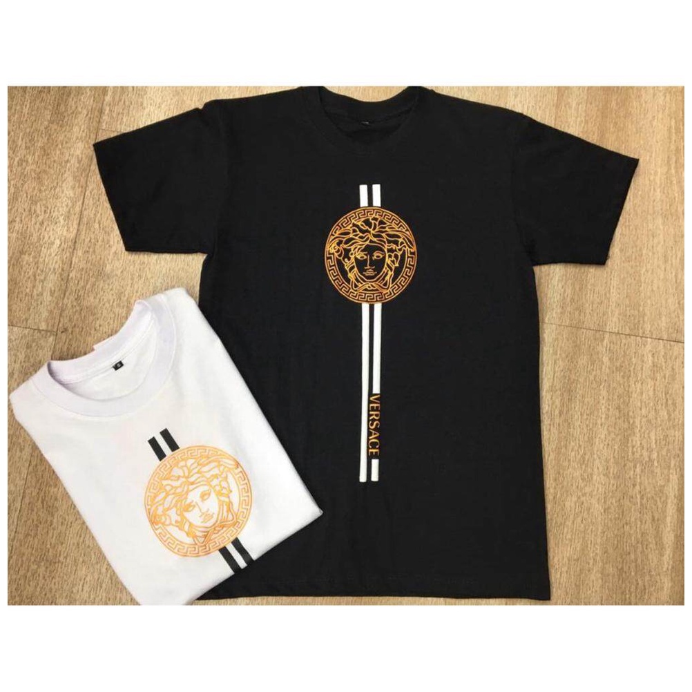 ⭐️⭐️⭐️⭐️⭐️Áo Thun 100% Cotton 100% In Họa Tiết Ax Versacc Kenzo Thời Trang Mùa Hè Cho Nam Và Nữ S-2XL 30S