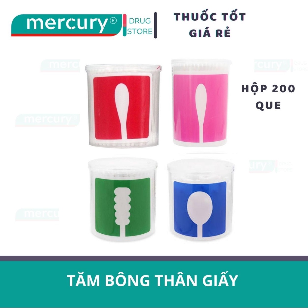 TĂM BÔNG THÂN GIẤY UD LỌ 200 CHIẾC