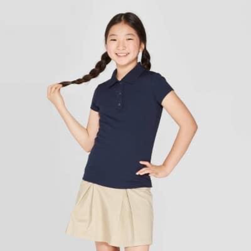 Áo polo oldnavy bé gái xuất dư lỗi nhẹ
