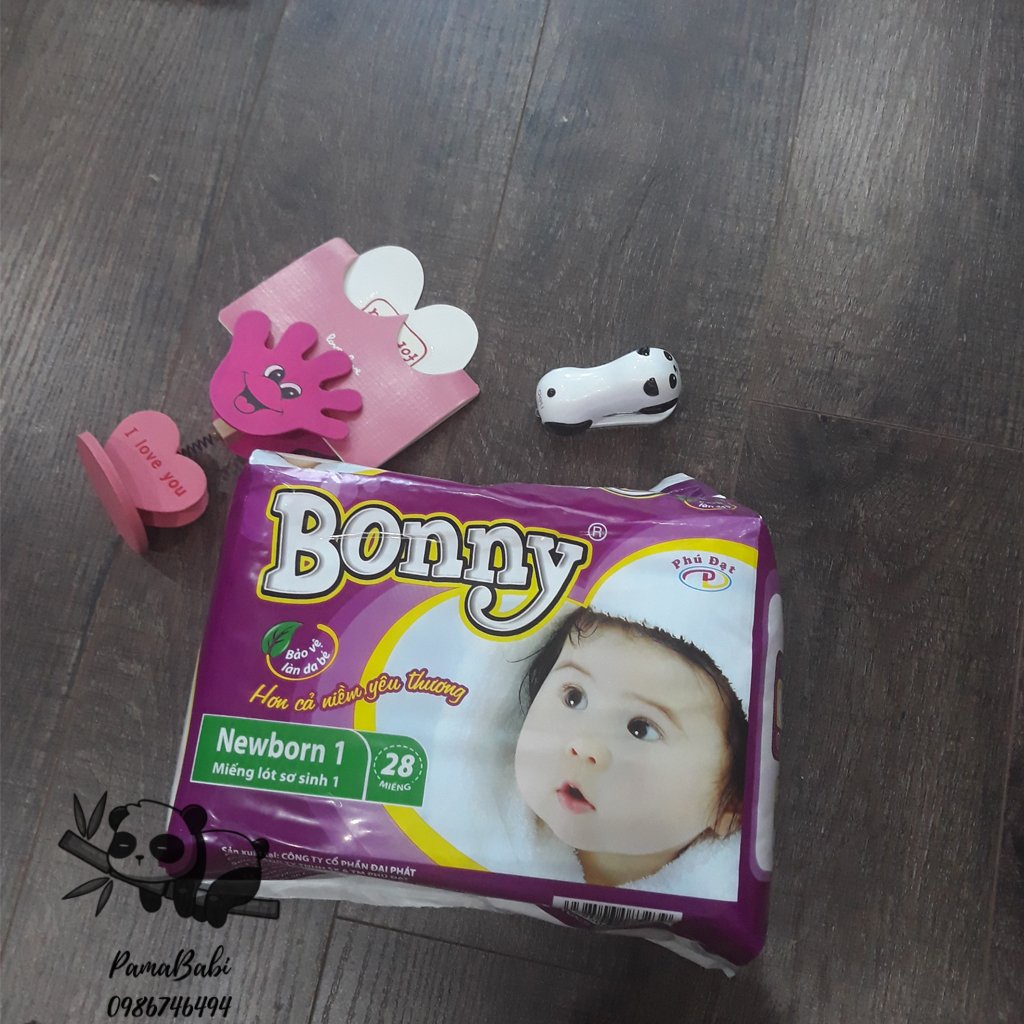 Miếng Lót Sơ Sinh Bonny NB1 ( gói 28 miếng )