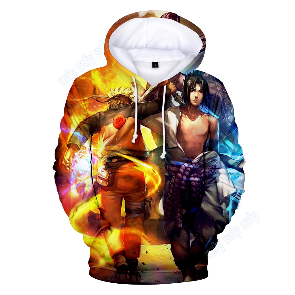 Áo Khoác Hoodie In Hình Naruto Kakashi Itachi Sasuke Cho Bé Trai Bé Gái