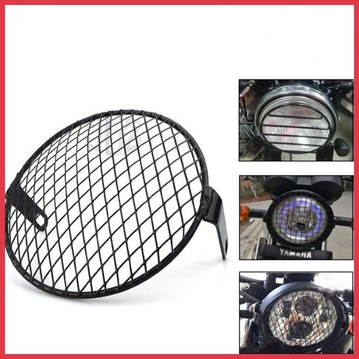 KHUNG BẢO VỆ ĐÈN PHA GD110, CAFE RACE- M01-LUỚI HÌNH THOI