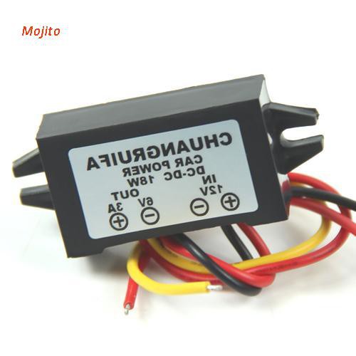 Thiết Bị Chuyển Đổi Nguồn Điện Từ 12v Sang 6v 18w Max 3a Dc / Dc