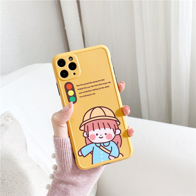 Ốp lưng iphone Bé giao thông IMD dày dặn viền nổi 5/5s/6/6plus/6s/6splus/7/7plus/8/8plus/x/xs/11/12/pro/max/plus/promax | BigBuy360 - bigbuy360.vn