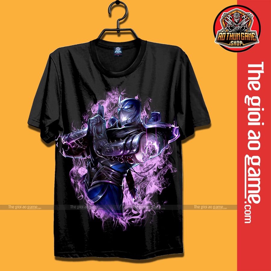 Áo LMHT , Áo Thun Liên Minh Huyền Thoại Shen Unisex Nam Nữ Tay Ngắn Forn Rộng Vải / Thegioiaogame.com