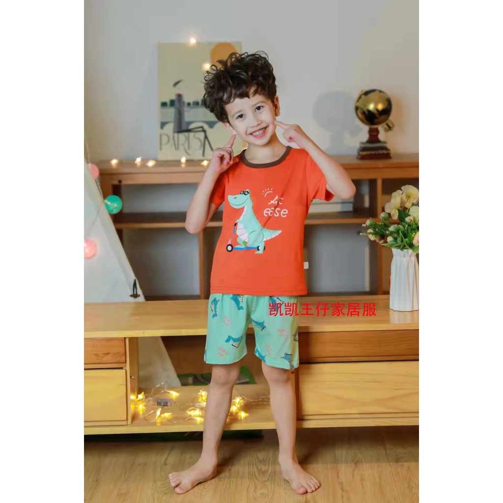 Đồ bộ mùa hè cho Bé Trai 24-34kg  Vải cotton xuất hàn mềm, mịn, mát Đồ bộ bé trai BINNIE SHOP KTD1