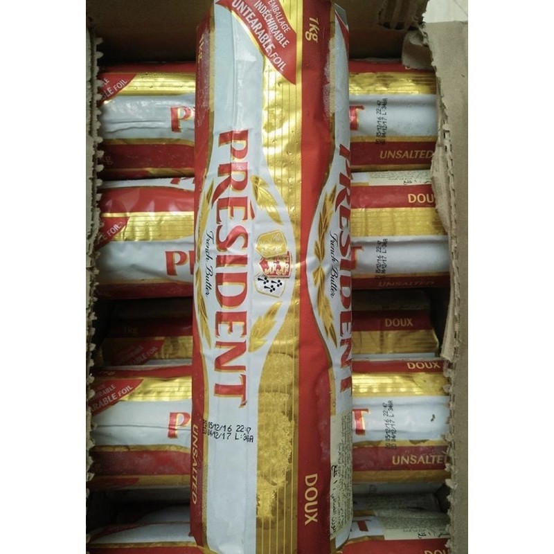 Bơ nhạt President 1kg