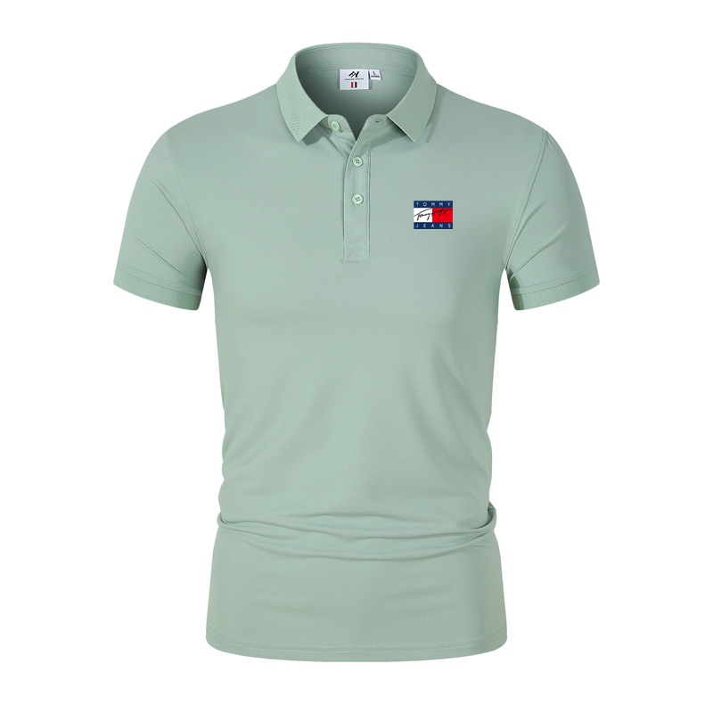 Áo Thun Polo Nam Tay Ngắn In Logo Tomy Polo Hàng Mới