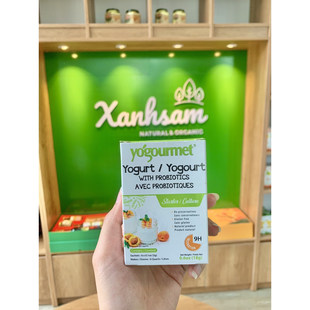 Men Làm Sữa Chua Hữu Cơ Probioric 18gr Yogourmet - XanhSam Organic