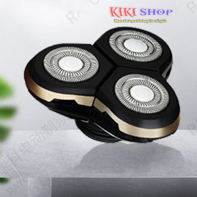 Máy cạo râu đa năng 3 lưỡi kép, máy cạo râu sạch, êm, sạc pin nhanh, chống nước Kiki shop