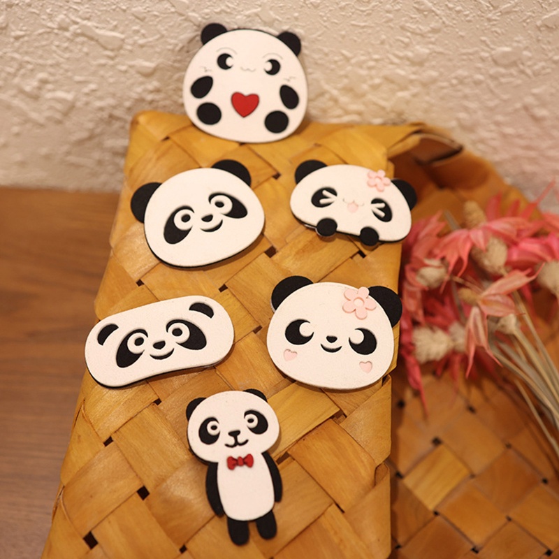 Kẹp Tóc Hình Gấu Trúc Hoạt Hình Nhiều Kiểu Dáng Chống Trượt Cho Bé