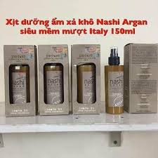 Xịt dưỡng xả khô NASHI ARGAN 150ml - Làm Phồng Tóc Siêu Mềm Mượt