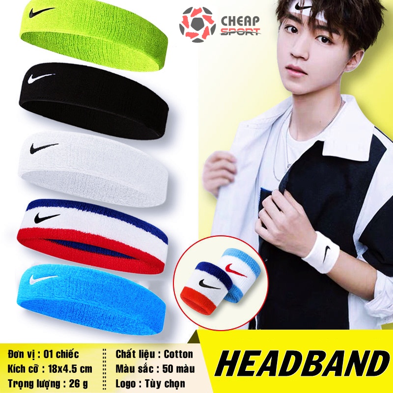 Băng Đô Thể Thao Headband Thấm Chặn Mồ Hôi Băng Trán Nam Nữ Tập Gym Bóng Chuyền Bóng Rổ Tennis Cầu lông Chạy Bộ Bóng Đá