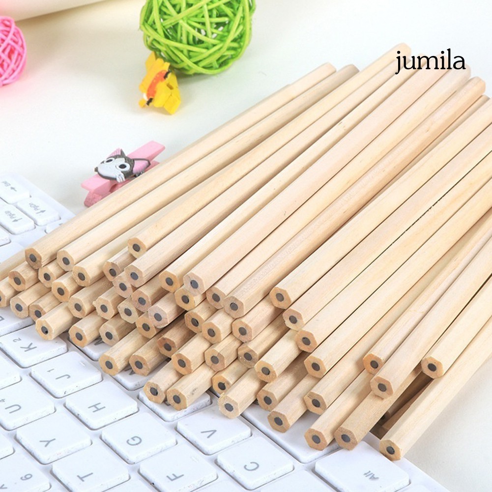 JUL 10Pcs Wood HB Pencils for Drawing School Learning Stationary Office Supplies
