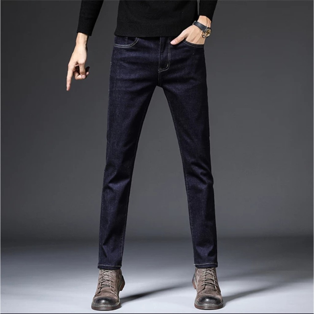 quần jean nam co giãn ống suông | BigBuy360 - bigbuy360.vn