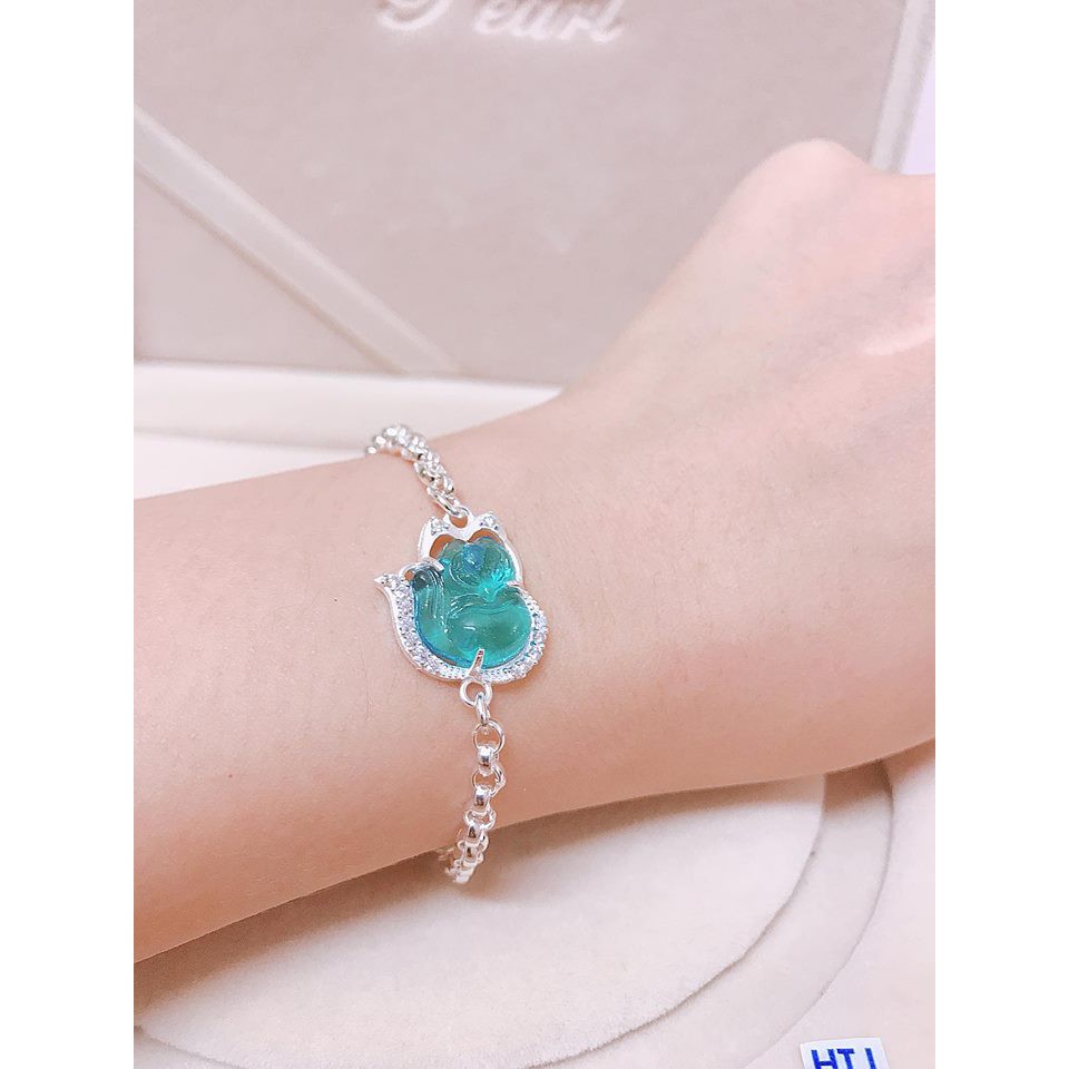 lắc tay hồ ly bạc