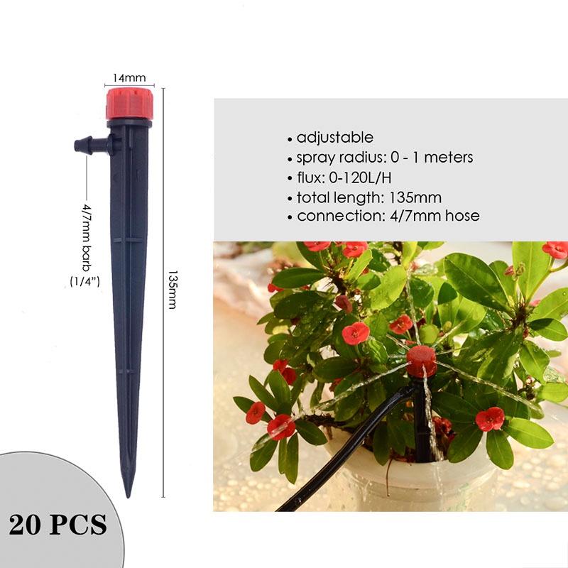 Vòi Phun Nước Tưới Cây Có Thể Điều Chỉnh