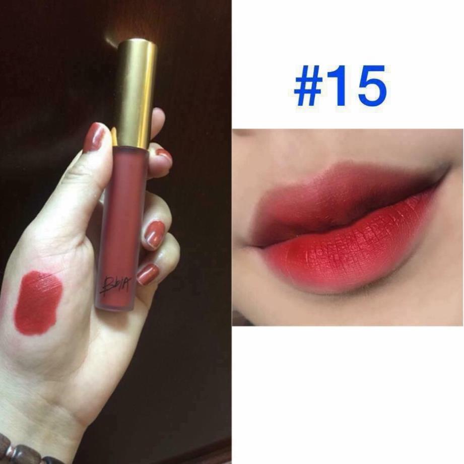 Son kem Lì BBIA Velvet Lip Tint Màu Số 02 - 04 - 12 - 14 - 15 - 23 new