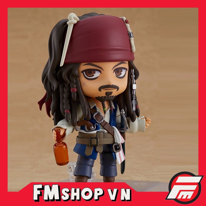 (CÓ SẴN) MÔ HÌNH CHÍNH HÃNG  NENDOROID 1557 JACK SPARROW (JPV)