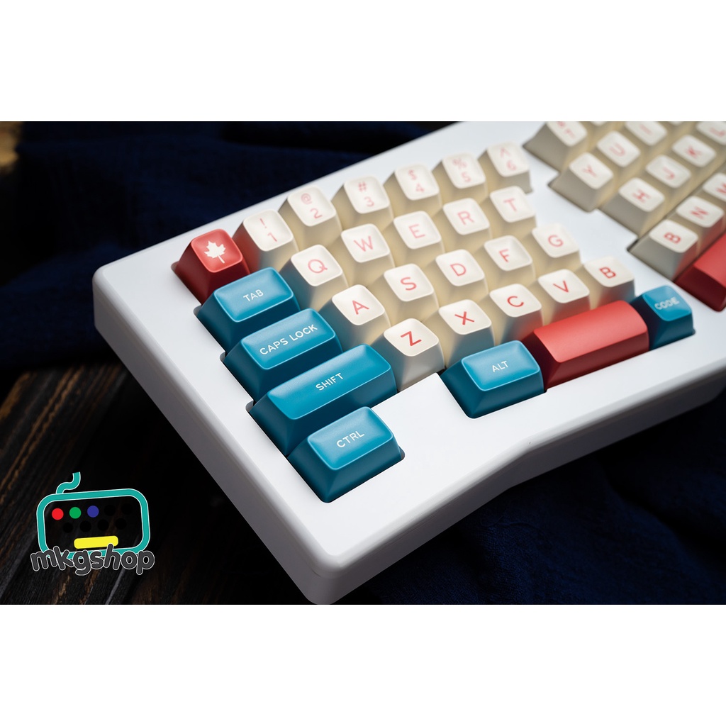 Keycap SA By the Sea kiểu in doubleshot, SA profile, 172 nút bàn phím cơ