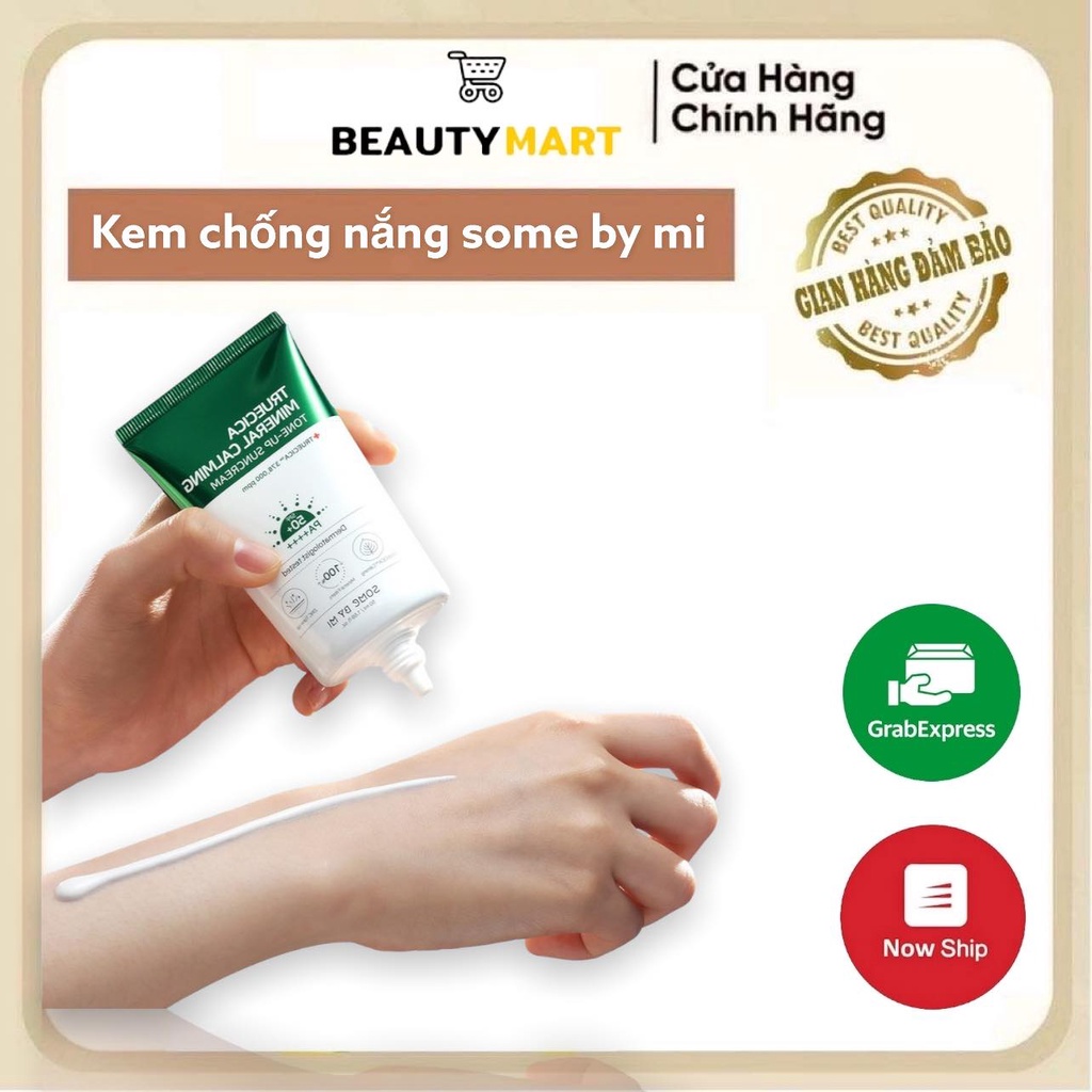 Kem Chống Nắng nâng tone Some By Mi, dành cho da dầu mụn nhạy cảm - Chính hãng