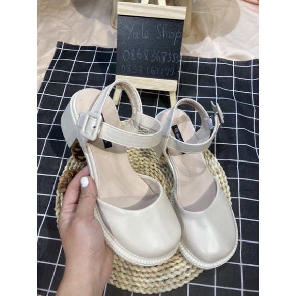 sandal basic mùa thu sẵn hàng