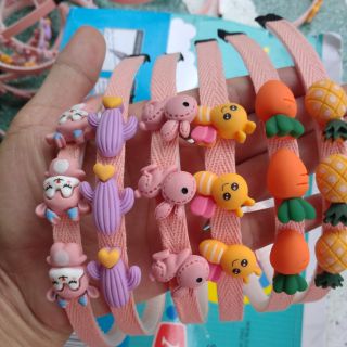 Bờm tóc đính họa tiết cute cho bé