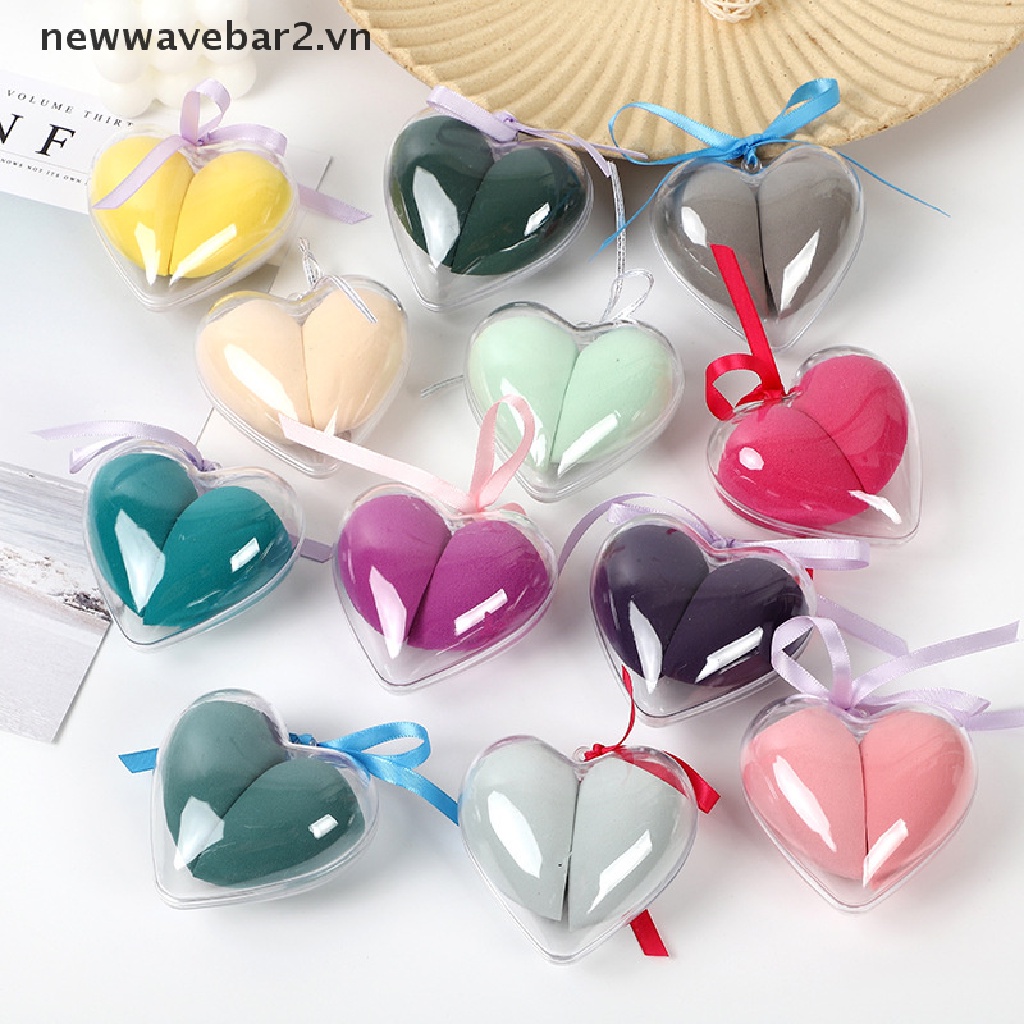 Set 2 Mút Trang Điểm Hình Quả Trứng Làm Đẹp Tiện Dụng