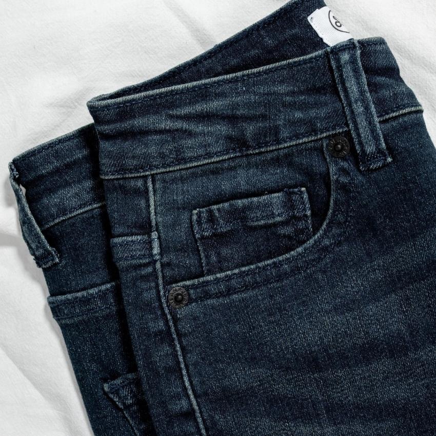 Quần jean ống loe Jeanny Jeans nữ lưng cao trơn dài co giãn chất đẹp hàng cao cấp  LY0883