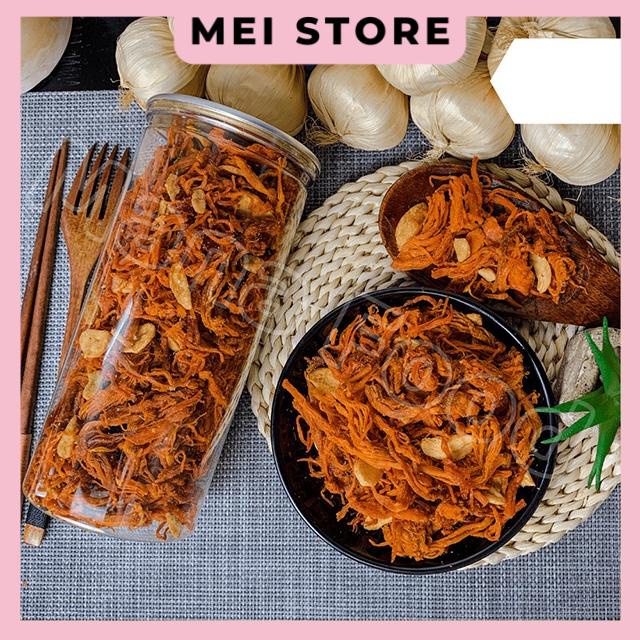 Hủ 300g Khô Heo Cháy Tỏi - Hàng Chất Lượng Bao Ngon